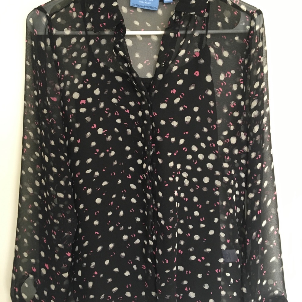 Women’s sheer blouse -Vera Wang